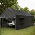 shintenchi 12x20 ft heavy-duty design carport,portable garage canopy,carport, main product view