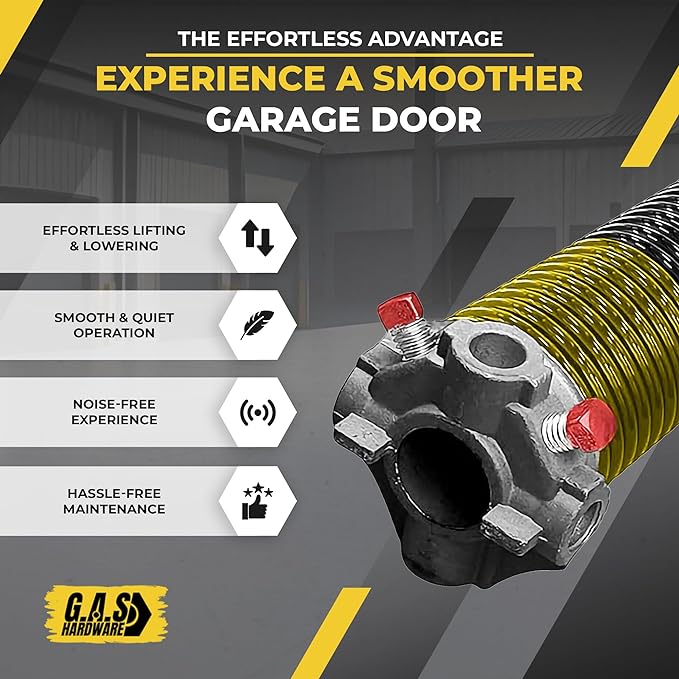 Garage Door Torsion Spring 250x1.75x39 Includes 1” Steel Bearing, and Winding - Image 5