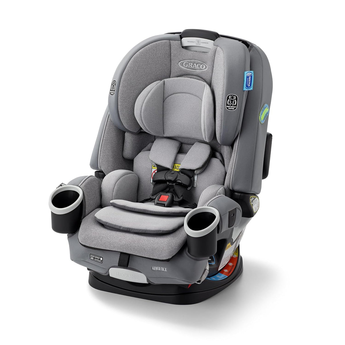 graco 4ever dlx 4-in-1 convertible car seat, charlie, main product view