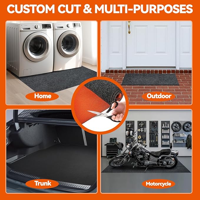 59" x 71" Heavy Duty Oil Spill Mat, Upgraded Garage Floor Mat - Image 7