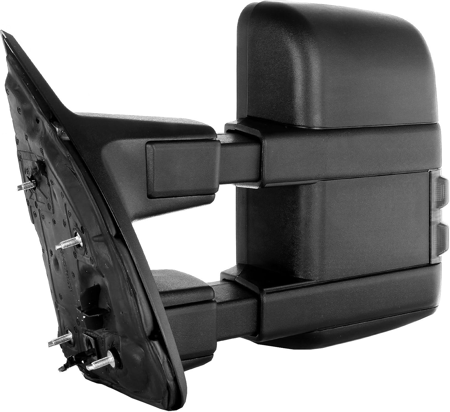 A Pair Towing Mirrors Fits 2008-2016 for Ford for F250 for F350 for F450 for F550 Super Duty Truck, Manual Adjusted View Mirror with Turn Signal Indicator