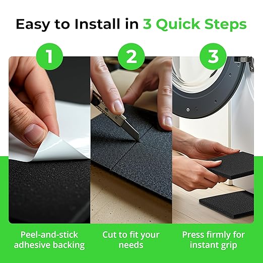 XCEL Anti Vibration Pads Furniture Pads Self Stick Versatile Adhesive Foam - Image 6