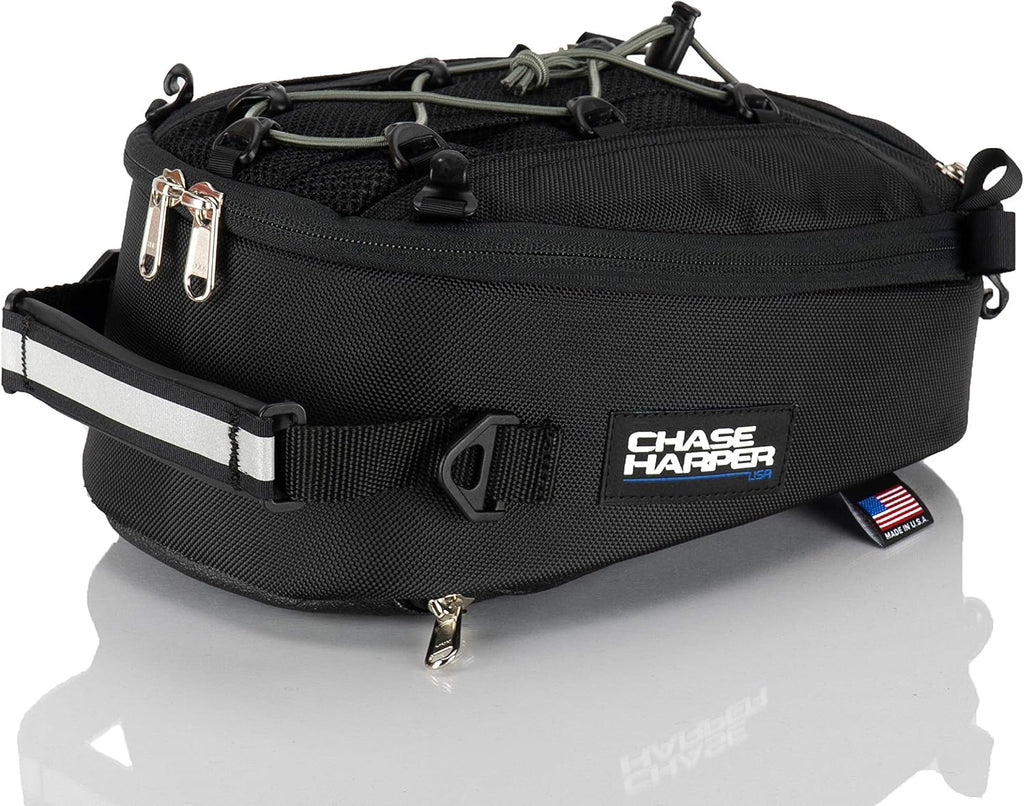 Chase Harper 450 Tail Bag - Water-Resistant, Tear-Resistant, Industrial Grade Ballistic Nylon - Universal Fit Adjustable Strap Mounting System