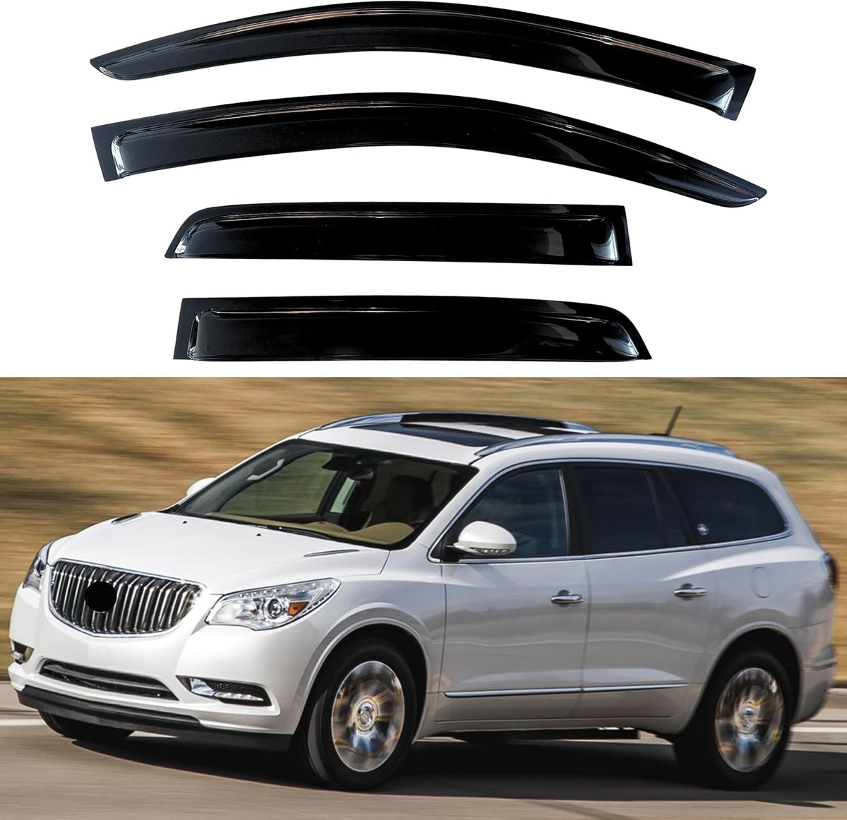 KPY Window Visors Compatible