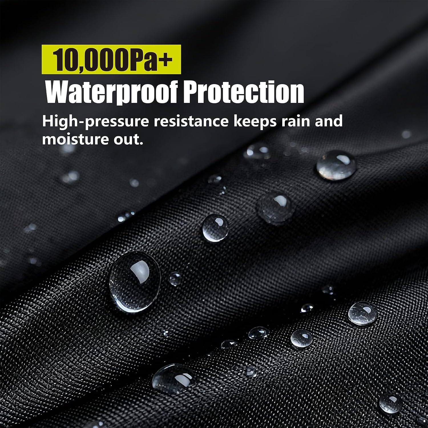 YSPACE Motorcycle Cover with Side & Top Box Heavy Duty 600D Waterproof, Night Reflective Strips, Fits Touring Models Harley Davidson, Ultra Limited,Ultra Classic,Road Glide,Electra Glide,Black/Gray