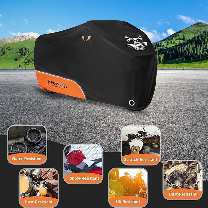 Motorcycle Cover Waterproof Outdoor Storage - Image 6
