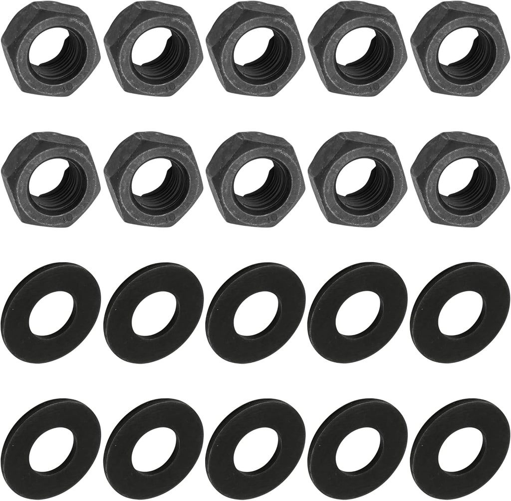 Caltric Wheel Nut And Washers Compatible with Yamaha Grizzly 600 YFM600F 4x4 1999-2001 / Warrior 350 YFM350X 1995-2003 / YFZ450 SE LE 2004-2005 Front and Rear