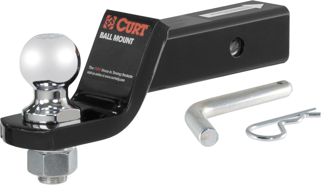 CURT Class 3 Trailer Hitch Tow Package with 2" Ball for 2010-2016 Cadillac SRX