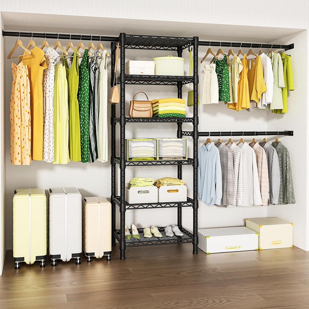 ulif m5 wall mounted clothes garment rack, heavy, main product view