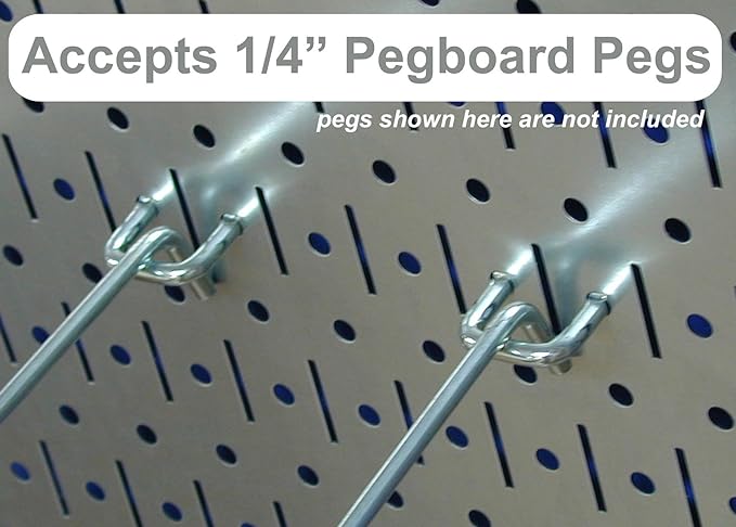 Wall Control Pegboard Organizer 4 ft. Metal Standard Tool Storage Kit - Image 4