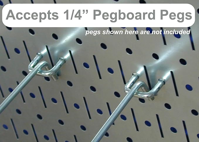 Wall Control Metal Pegboard Utility Tool Storage Kit - Image 2