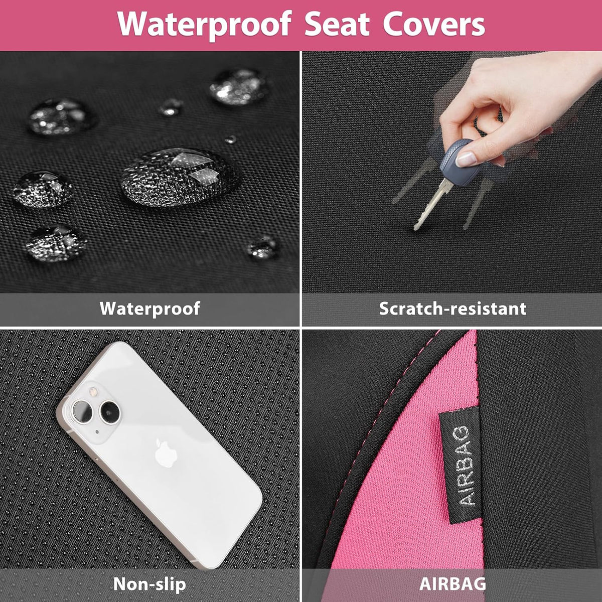 car pass waterproof car seat covers full sets on a desk or shelf