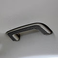 Black Real Carbon Fiber Car Roof Side Grab Handle Panel Trim Sticker Compatible with Ford Fusion S SE Titanium 2013-2021/Ford Mondeo 2014-2022 Auto Interior Accessories