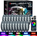 Hovano RGB LED Rock Lights, 20 Pods Waterproof Magic-RGB Multicolor Chasing Neon Underglow Music Lighting Kit with APP/RF Control for Jeep Off Road Truck Car ATV SUV RZR