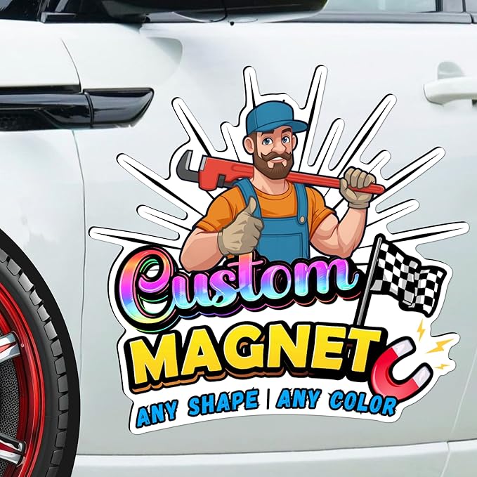 Custom Car Magnet with Your Logo ║ Advertise Your Business Vehicle Magnetic ║ - Image 8