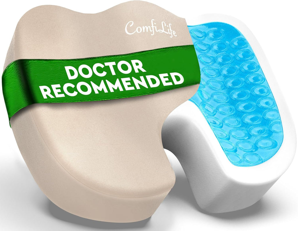 ComfiLife Premium Gel & Memory Foam Seat Cushion – Doctor Recommended Office