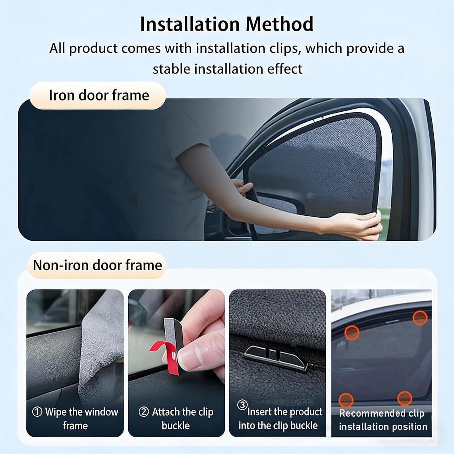 Car Window Shades for Mercedes-Benz GLS 450 2020-2026, Custom-Fit Car Window Shades for Side Windows Magnetic Car Sunshade Breathable Mesh with Privacy Protection,B/Back Door