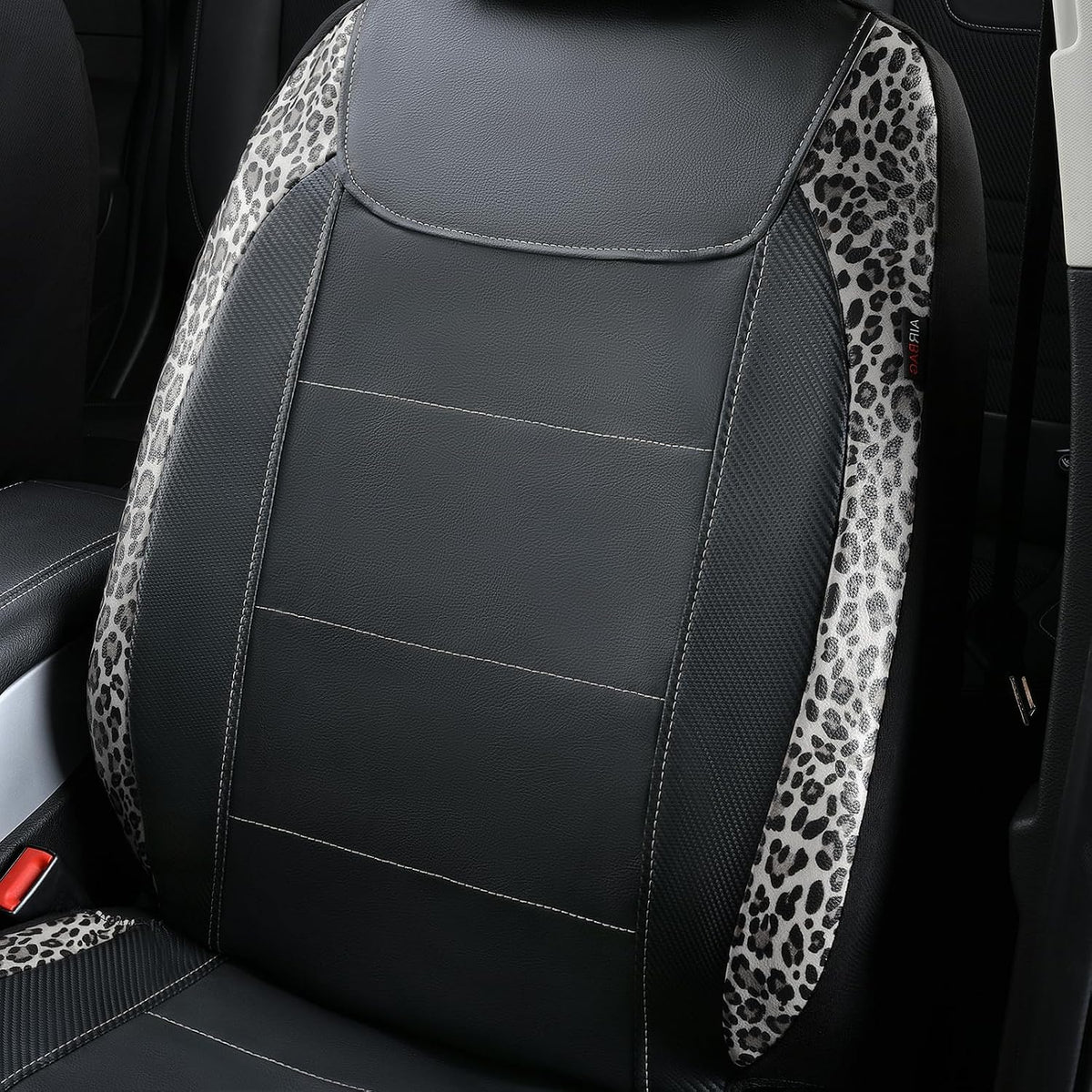 flying banner car seat covers faux leather waterproof showing dimensions