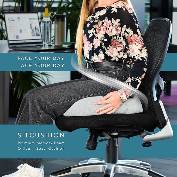 X Large Seat Cushions for Office Chairs– Pressure Relief Seat Cushion for - Image 3