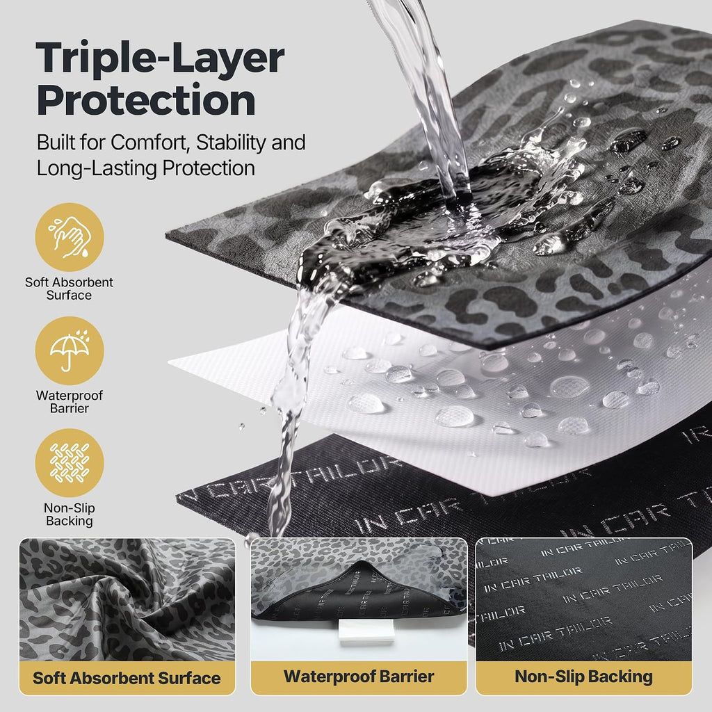 car seat cover towel, seat cover protector, waterproof, close-up detail