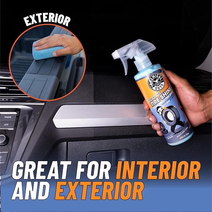 Chemical Guys Tire Kicker Sprayable Extra Glossy Tire Shine Safe - Image 3