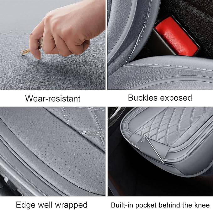 MIROZO Ram Seat Covers, Waterproof Truck Seat Covers Fits - Image 8