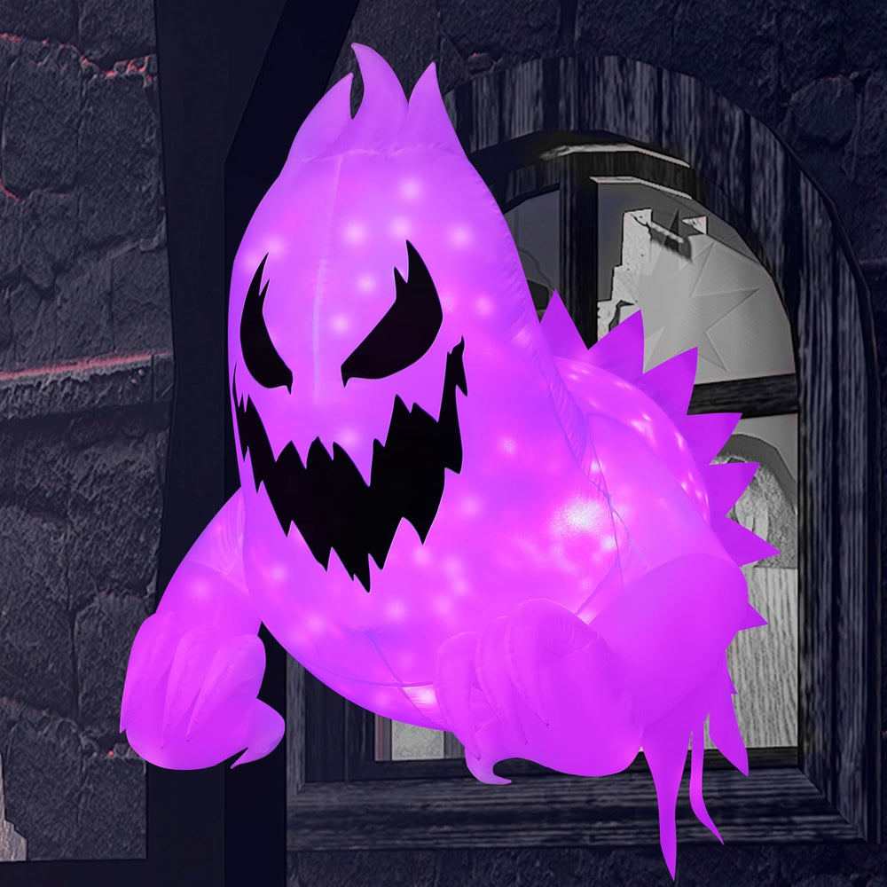 Joiedomi 4.5 FT Halloween Inflatable Scary Ghost Outdoor Decoration, Inflatab...
