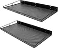 RedCall Heavy-Duty Wall Shelf, 2 Pack Garage Shelf, 23.5" x 12" Large Wall