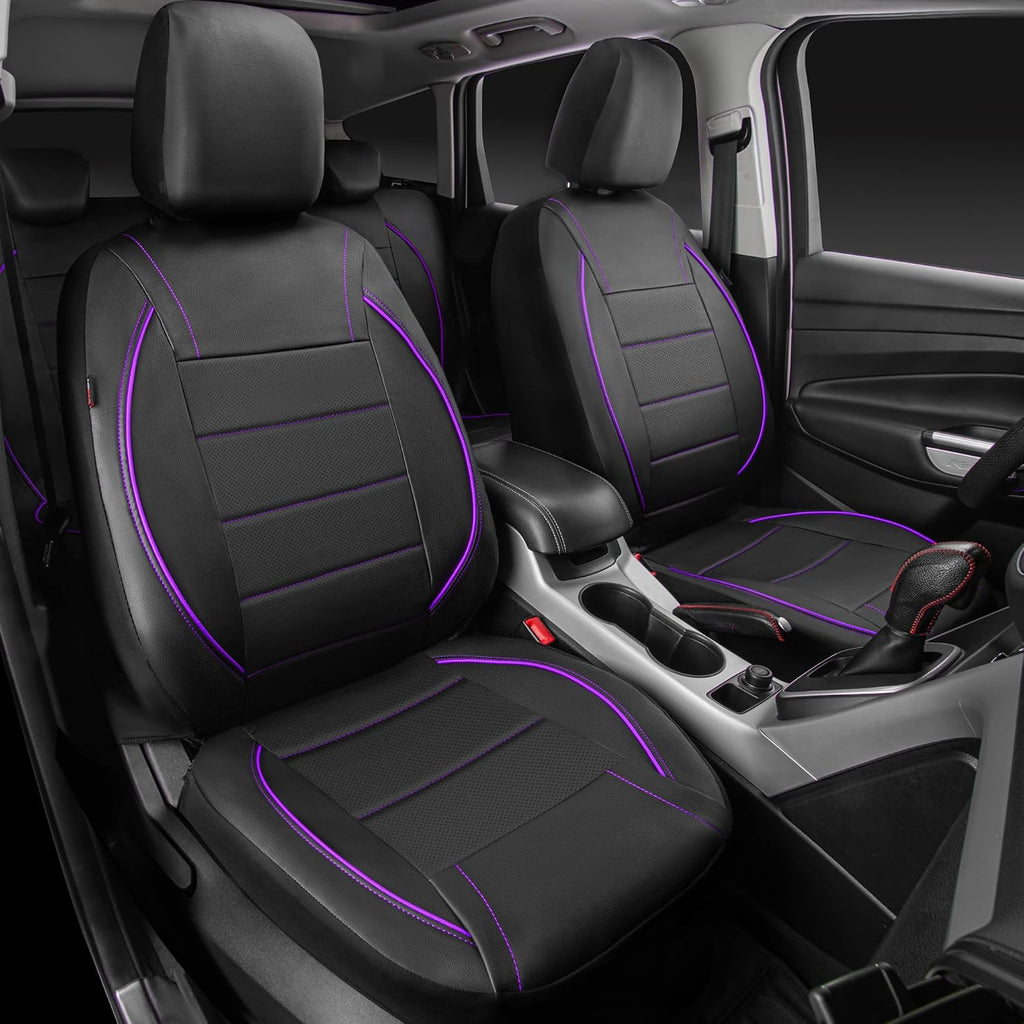car pass piping pu leather car seat cover,inside shown in use