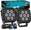 nilight led pod light 2 pcs 3.8 inch, main product view