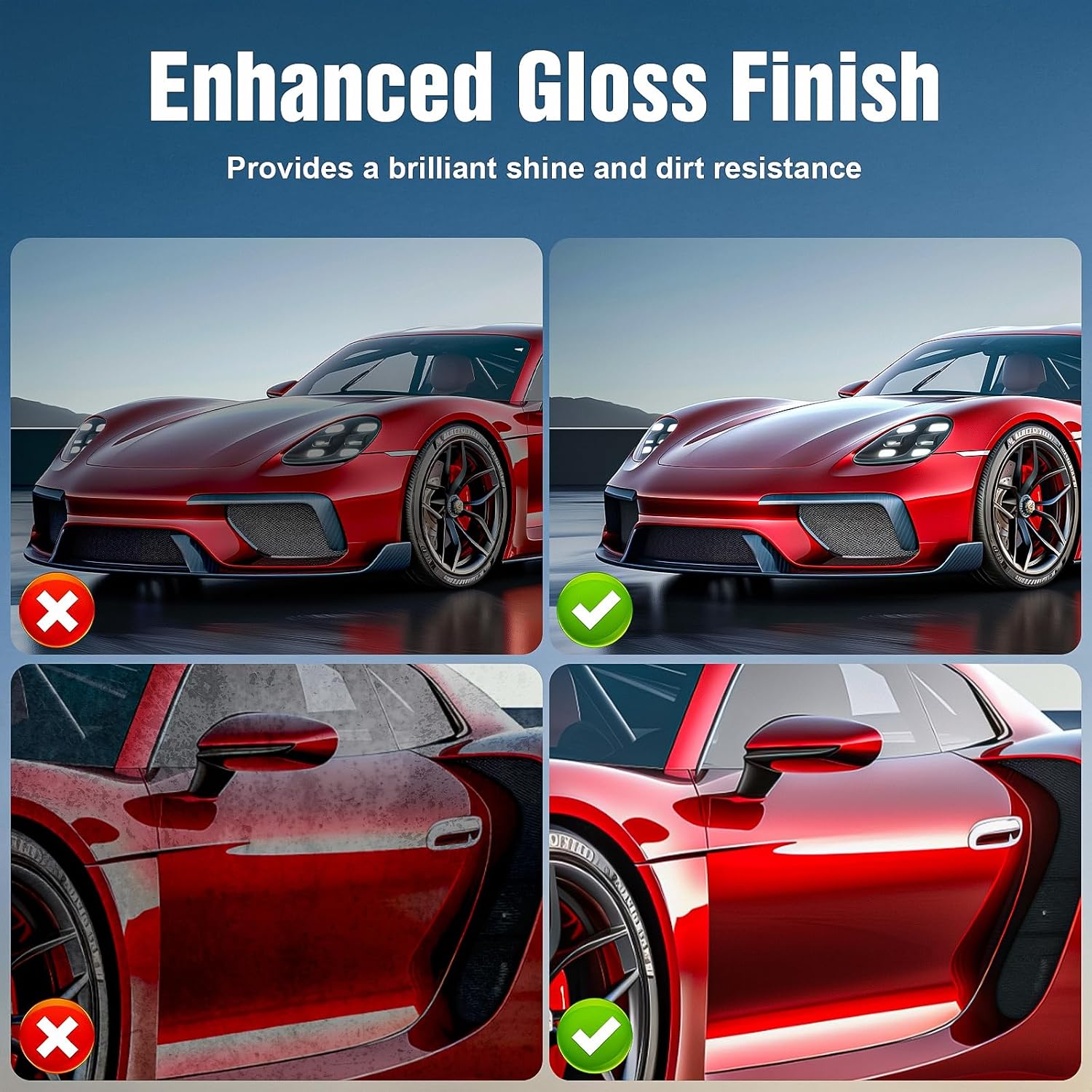 Quick Effect Coating Agent for Car - 2026 Upgrade Car Coating Spray for Shine & Protection, Scratch Repair, Oil Film Removal,Hydrophobic Coating