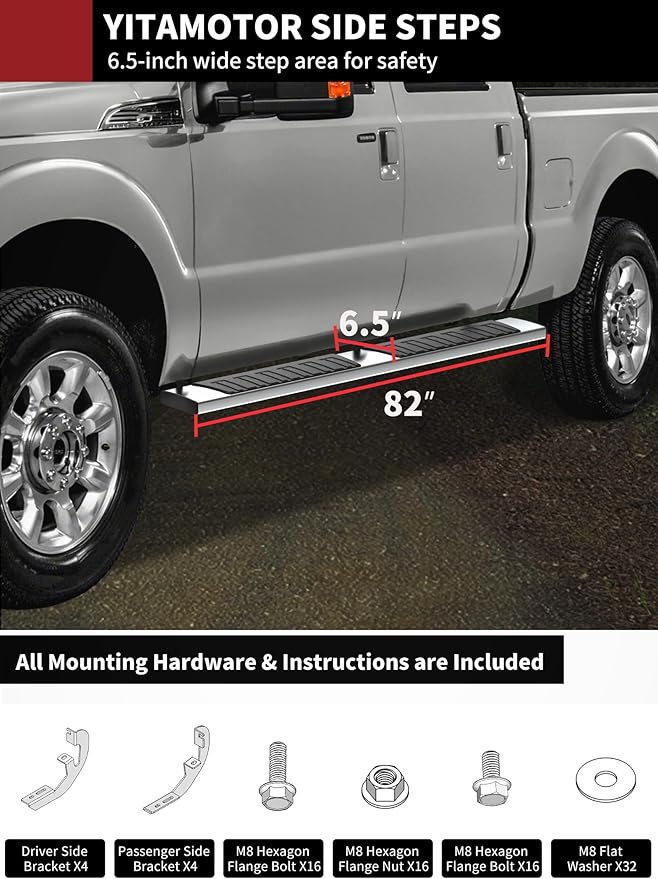 YITAMOTOR 6 inches Running Boards Compatible - Image 9