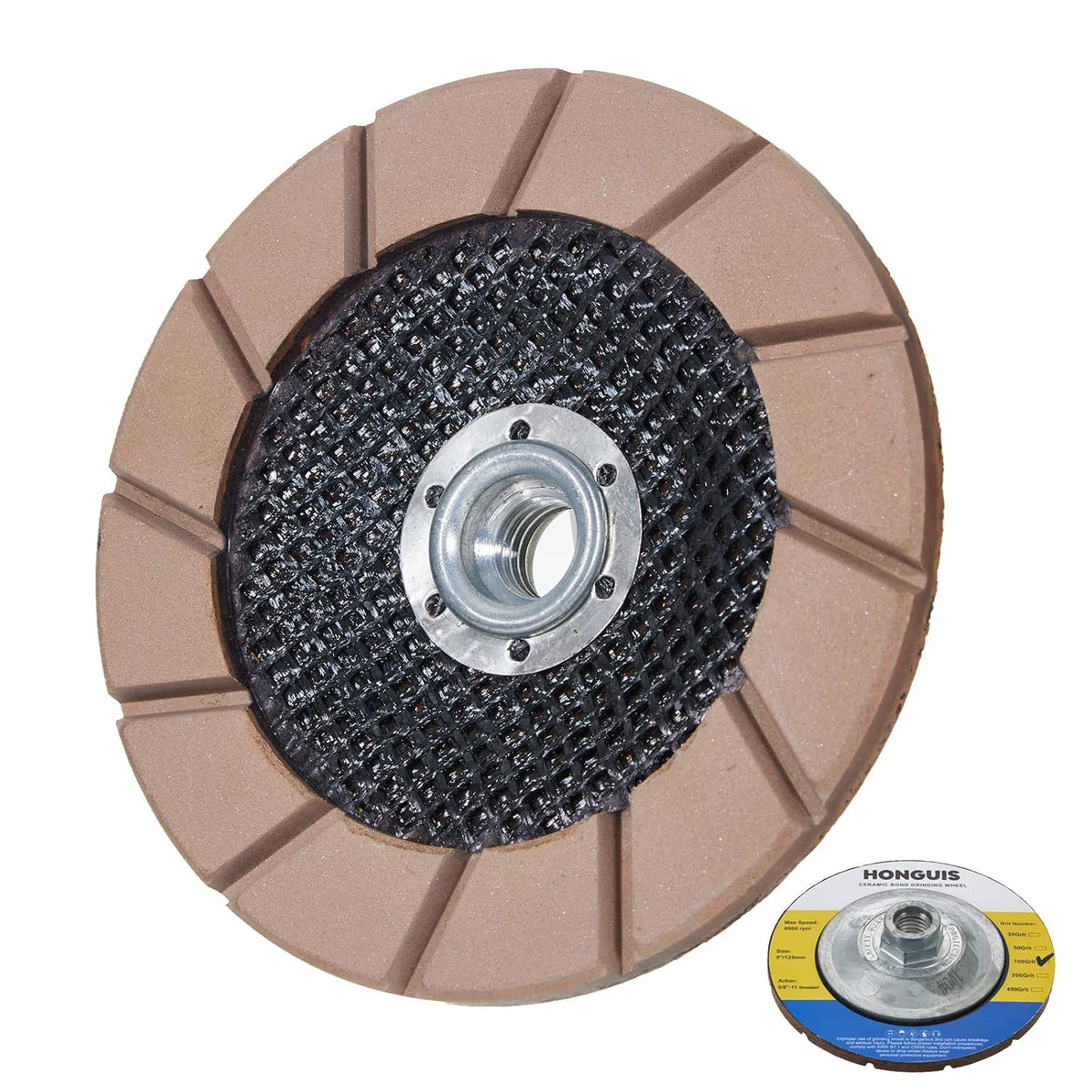 5" ceramic bond diamond cup wheel for concrete, main product view