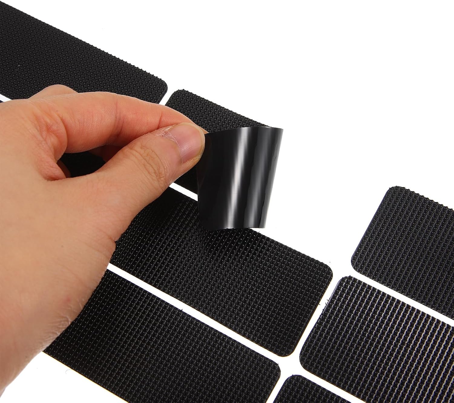 Car Carpet Fixing Stickers 18 Pairs Double-Sided Adhesive Non-Slip Car Floor Mat Holders High Temperature Resistant for Automotive Interior Floor Mats