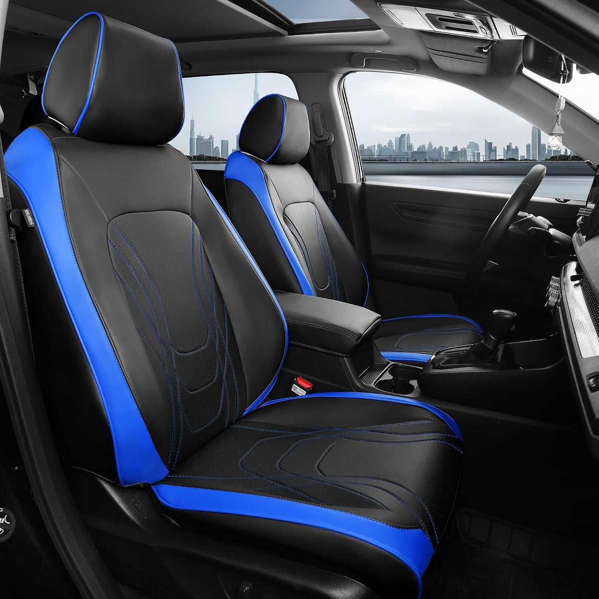 FREESOO Seat Covers for Honda CRV, Custom Fit Seat Covers Full Set, CRV LX EX