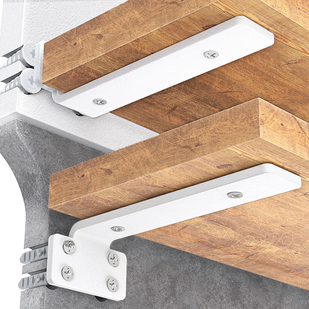 goovilla shelf bracket, floating shelf brackets 8 inch, main product view