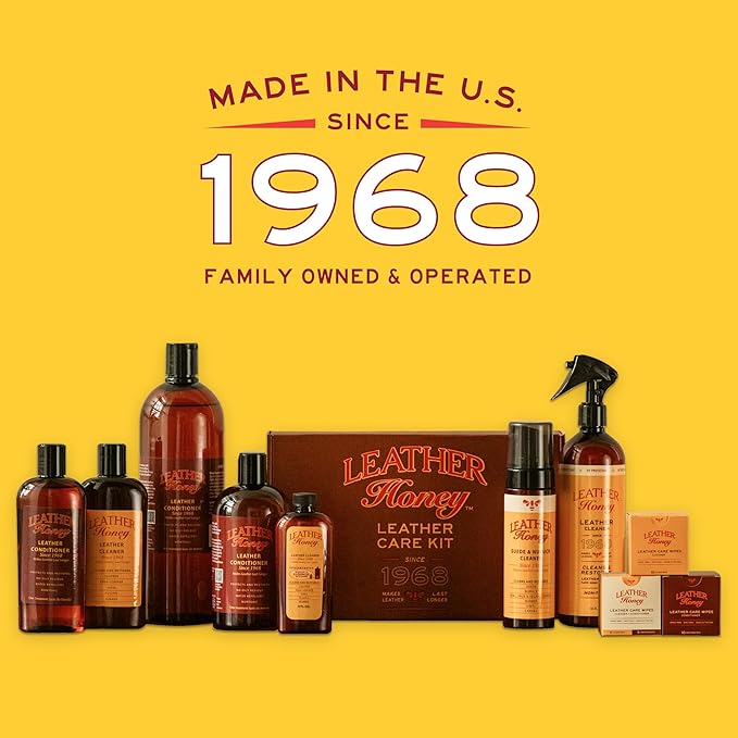 Leather Honey Leather Cleaner: Non-Toxic Leather Care Made in the USA Since - Image 4