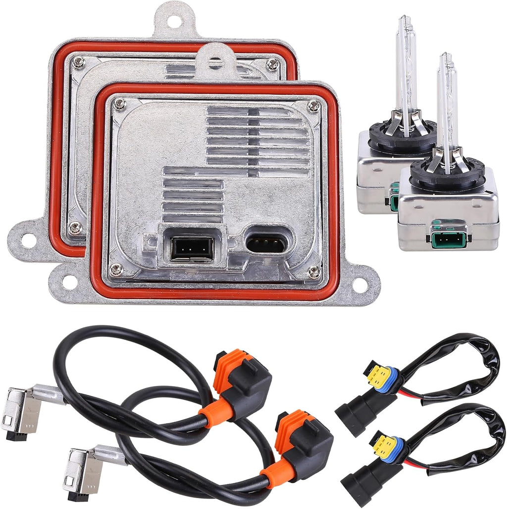2PCS Xenon Ballasts D3S Bulb Control Unit for Model S 2012-2015 Headlight Ballast Control Unit Module Replacement for Muss-Tang 2010-2019, 8A5Z13C170A DL3Z-13C170-A 7L7Z-13N021-A