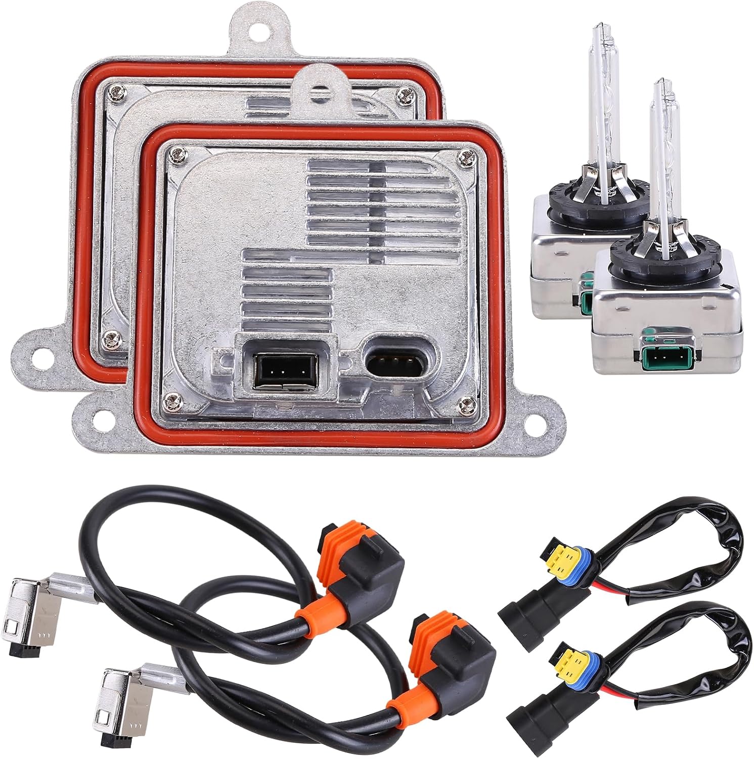 2PCS Xenon Ballasts D3S Bulb Control Unit for Model S 2012-2015 Headlight Ballast Control Unit Module Replacement for Muss-Tang 2010-2019, 8A5Z13C170A DL3Z-13C170-A 7L7Z-13N021-A