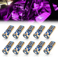iBrightstar Extremely Bright Wedge T10 168 194 LED Bulbs for Car Interior Dome Map Door Courtesy License Plate Lights, Purple