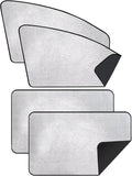 4 Pcs Side Window Sunshade for GMC Sierra 2500HD/3500HD Crew Cab 2020-2025, Window Curtain Shield Protection Sun Visor Screen Automotive Interior Accessories