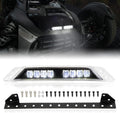 SAUTVS LED Auxiliary Light DRL Front Bumper LED Signature White Daytime Running Light Bar for Can-Am Ryker 600 900 Sport & Rally Models Accessories
