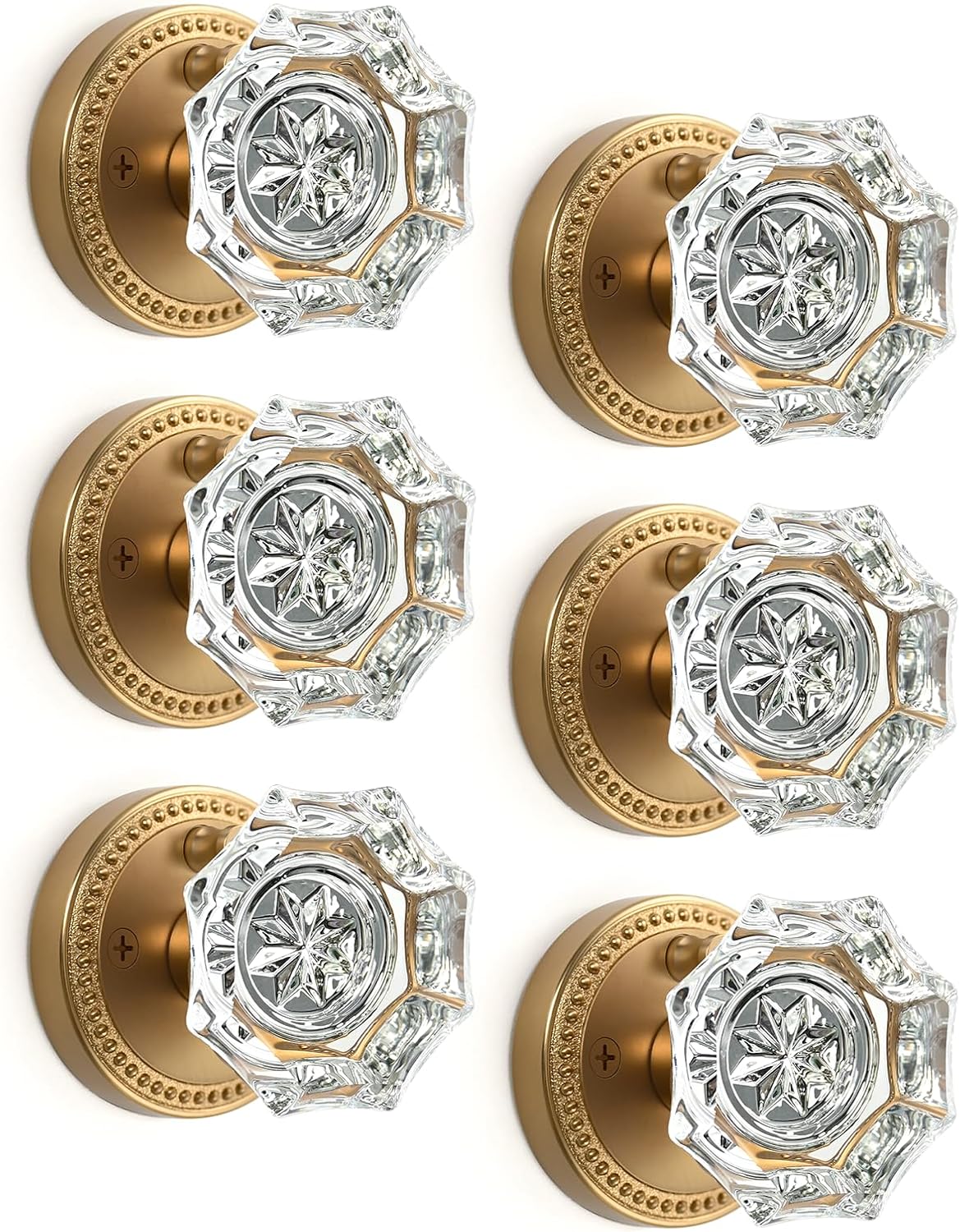 asidrama 1 pack champagne bronze privacy crystal door, main product view