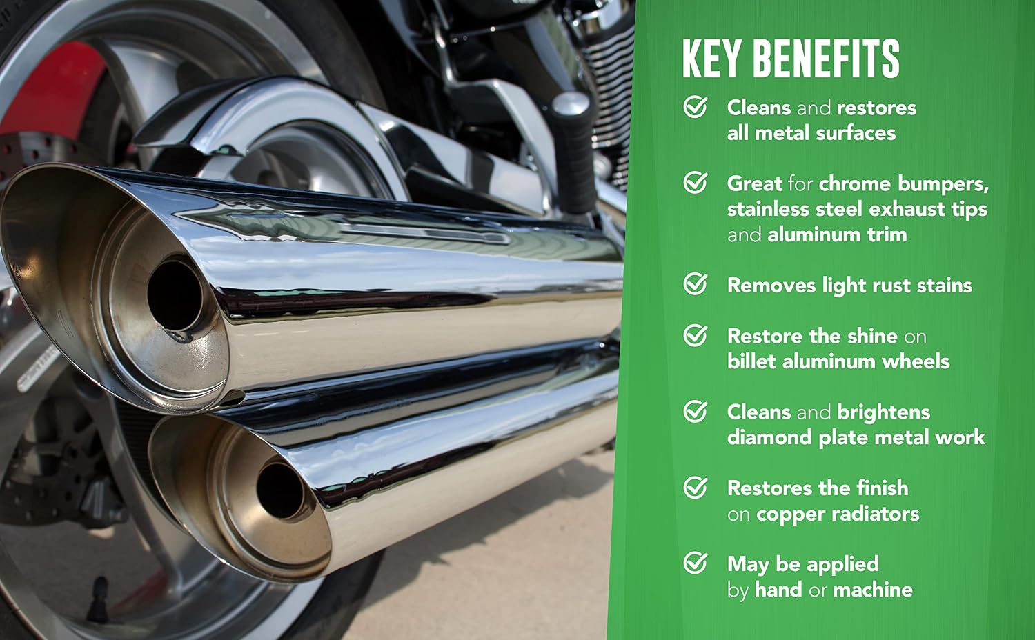 CJ's Master Formula Metal Gloss Detail Polish Extraordinary Shine for All Metals! Aluminum, Chrome, Brass, Stainless Steel, Silver, Gold, Pewter, and More!