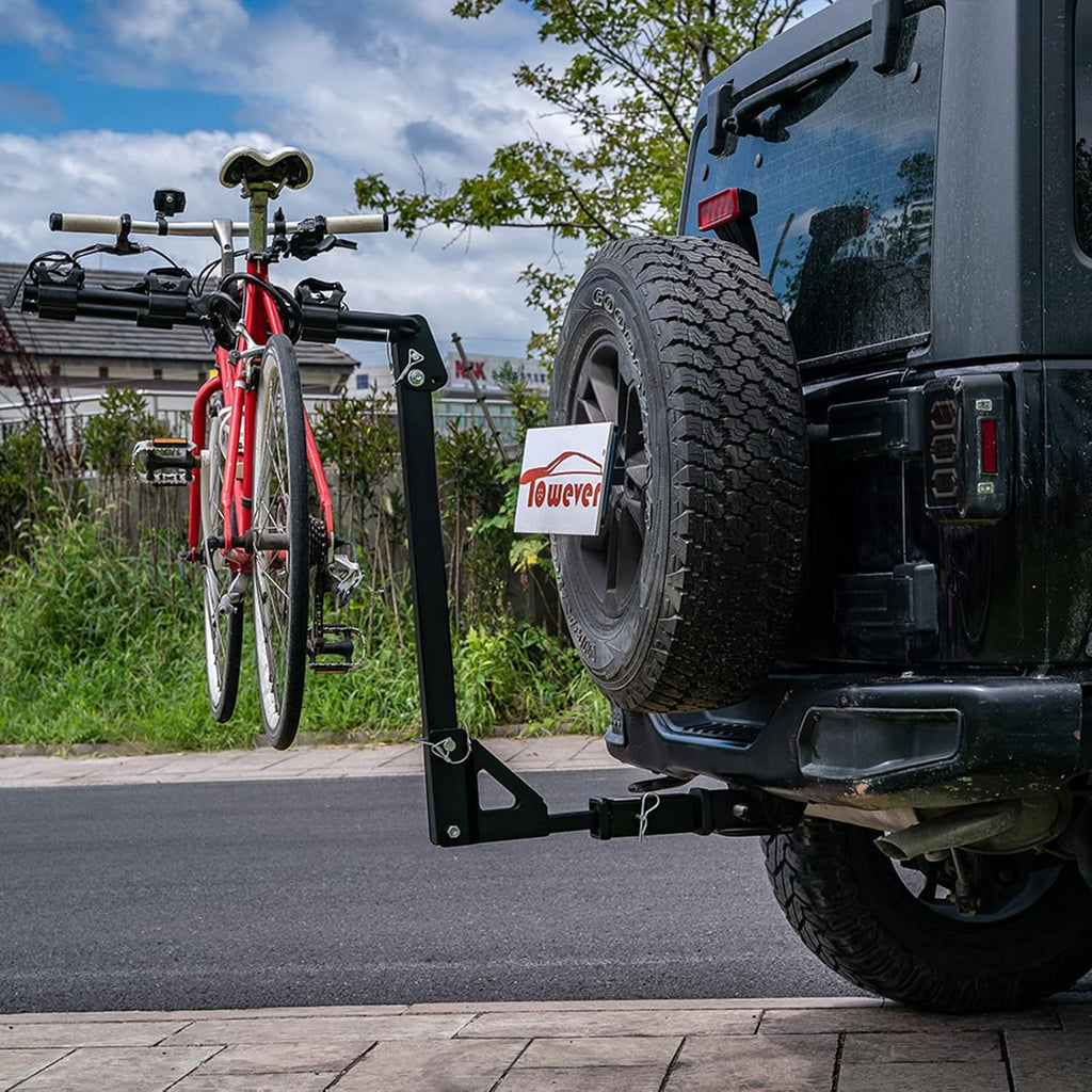 84332P Trailer Hitch Extenders 2 inch Hitch Receiver Tube, 7 inches Extension, with 5/8 inch Hitch Pin
