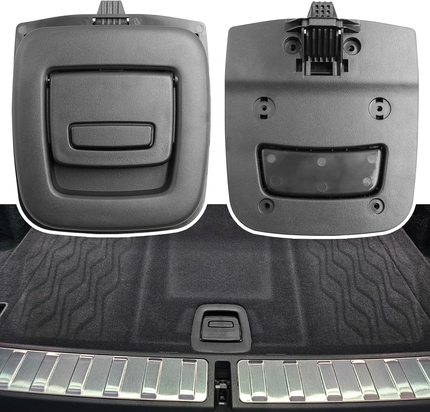 Jaronx Compatible with BMW Trunk Mat Carpet Handle for X3 G01 2018-2024/X4 G02 2018-2025/X5 G05 2019-2025/X6 G06 X7 G07 2020-2025, Rear Trunk Mat Floor Carpet Handle Replacement for BMW 51479471108
