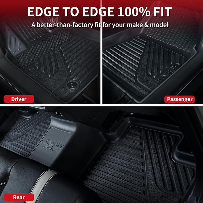 LASFIT Floor Mats&Trunk Mat for Toyota Camry 2025 Hybrid/LE/SE/XLE/XSE - Image 8