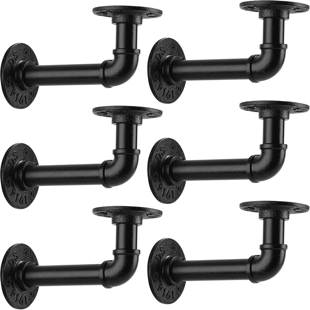 1/2" pipe shelf bracket，wall mounted floating shelf bracket, main product view