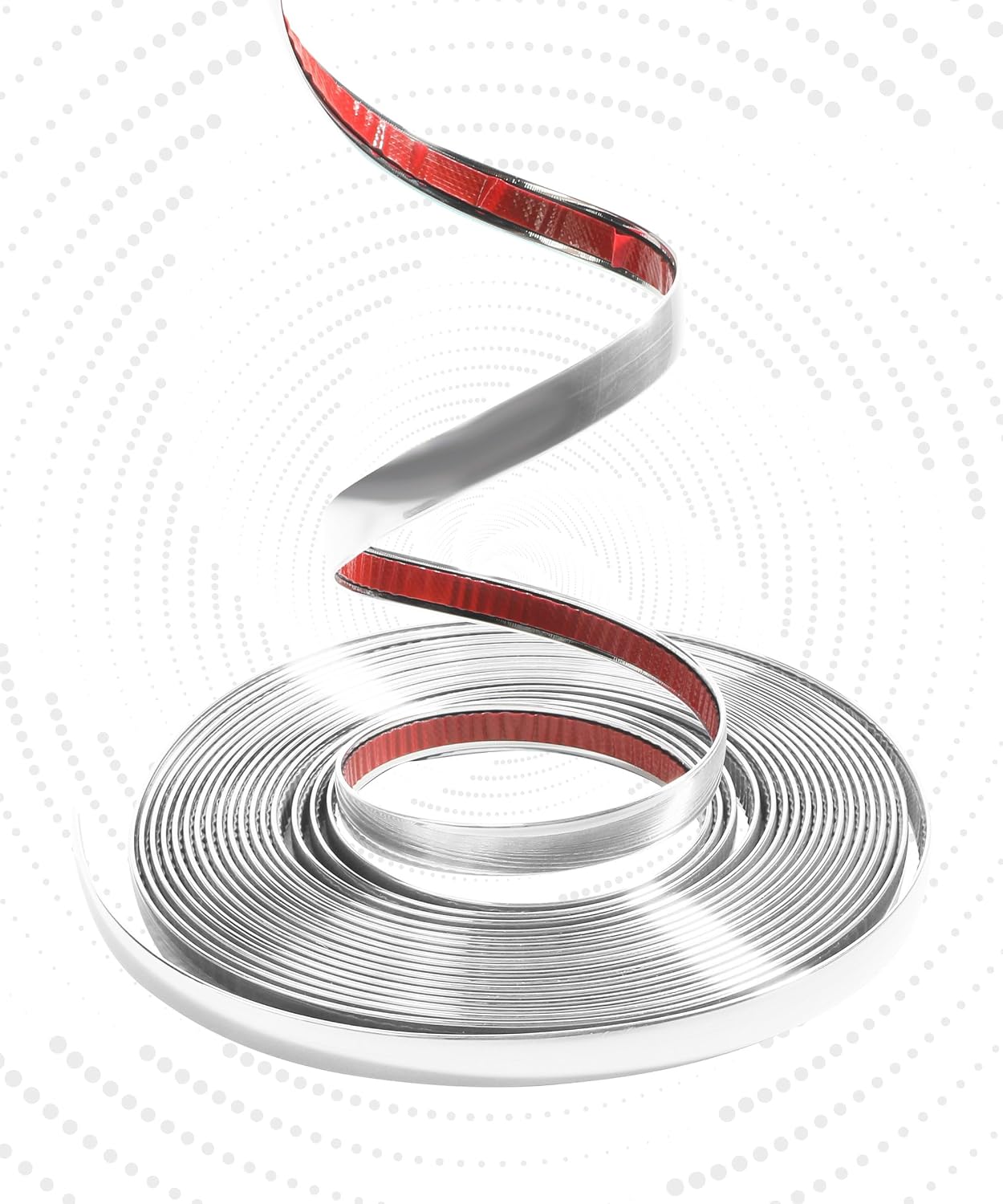 25FT Chrome Trim,Chrome Trim Molding,Car Accessories Chromes Strips for Cars,Body Side Molding Trim,Chromes Trim Tape,1/2" Automotive Trim Molding for Used on Car Bumpers,Sides,Door,Roofs