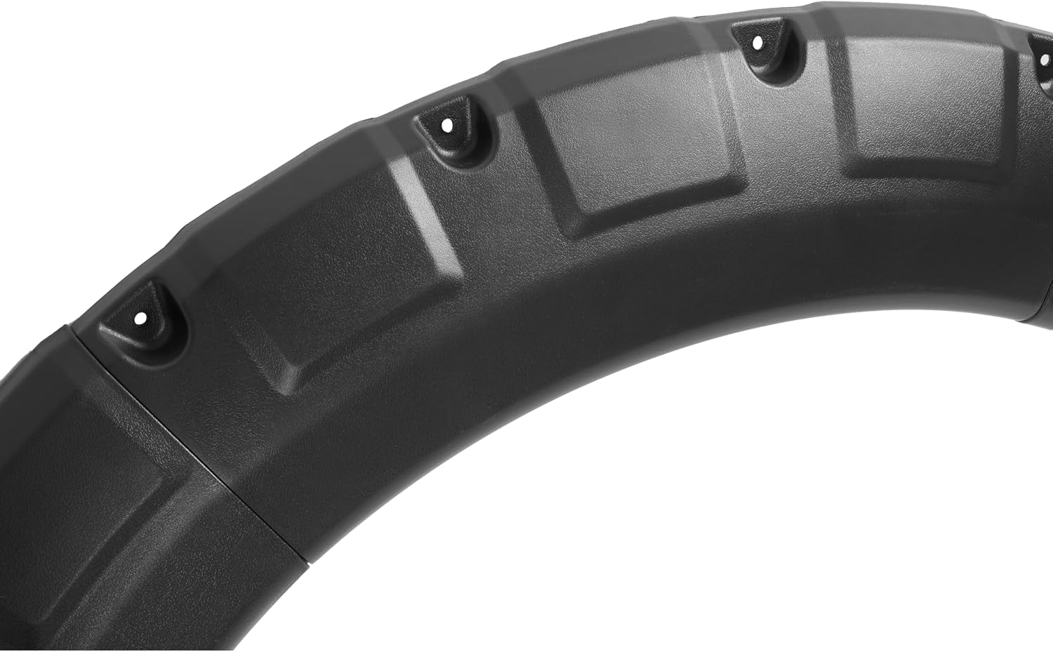 ALMULOO 4Pcs Fender Flares Compatible with 2004-2008 Ford F-150 & 2007-2008 Lincoln Mark LT Styleside w/66.0" / 67.0" / 78.0" / 96.0" bed length models Wheel Arch Covers Plastic(PP) Textured Black